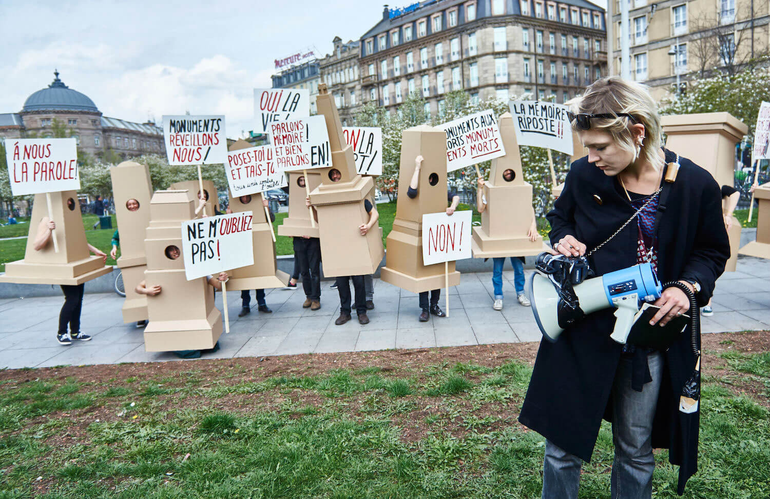La marche des monuments, ligne de front, HEAR Starsbourg - © Eva Lambert