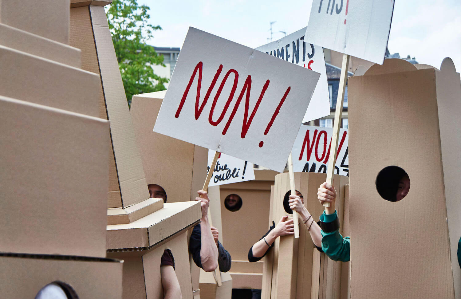 La marche des monuments, ligne de front, HEAR Starsbourg - © Eva Lambert
