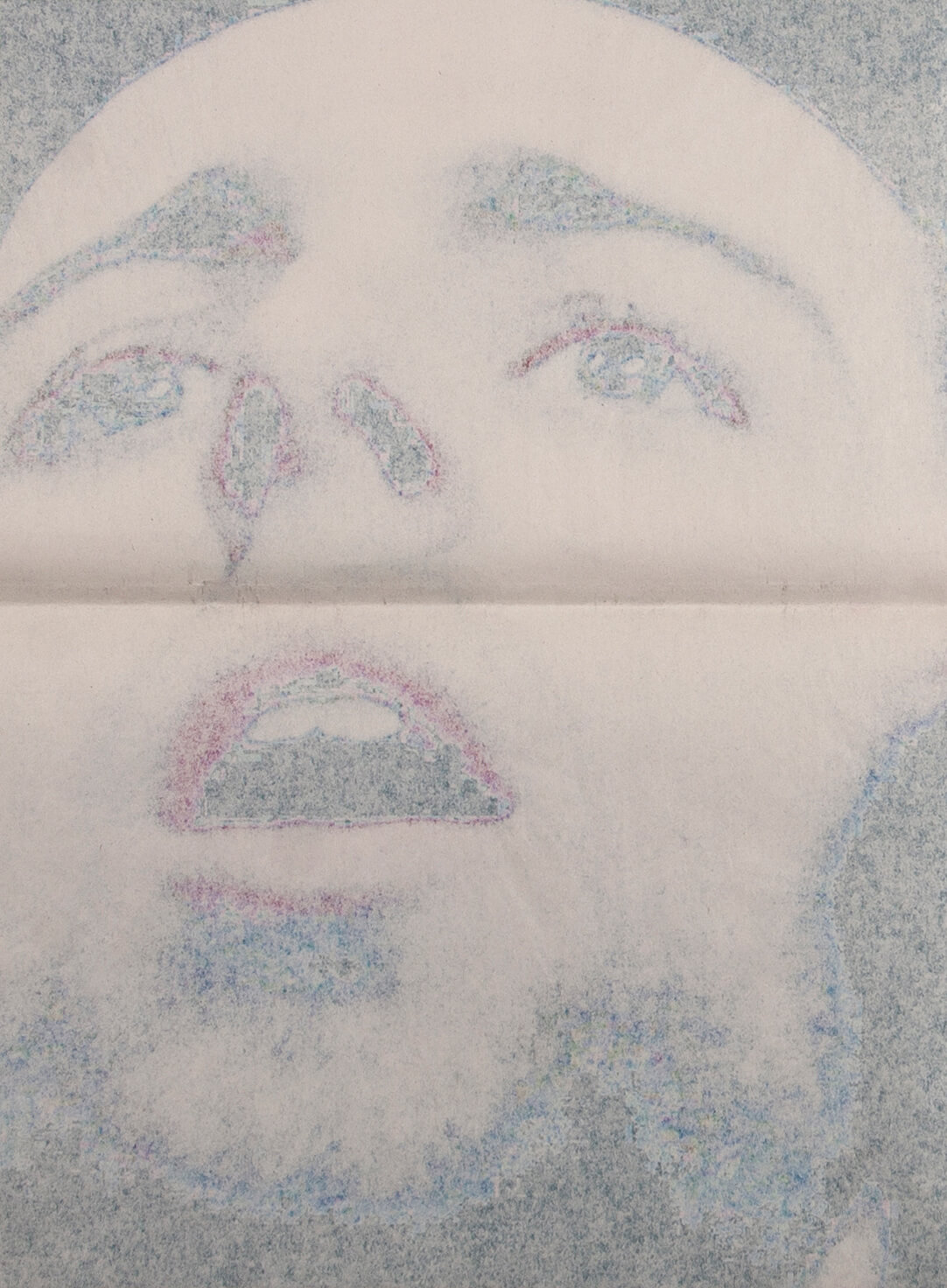 Détail journal, portrait des Ultra Boyz 90, Quart de virage nord-ouest, HEAR Strasbourg - © Eva Lambert