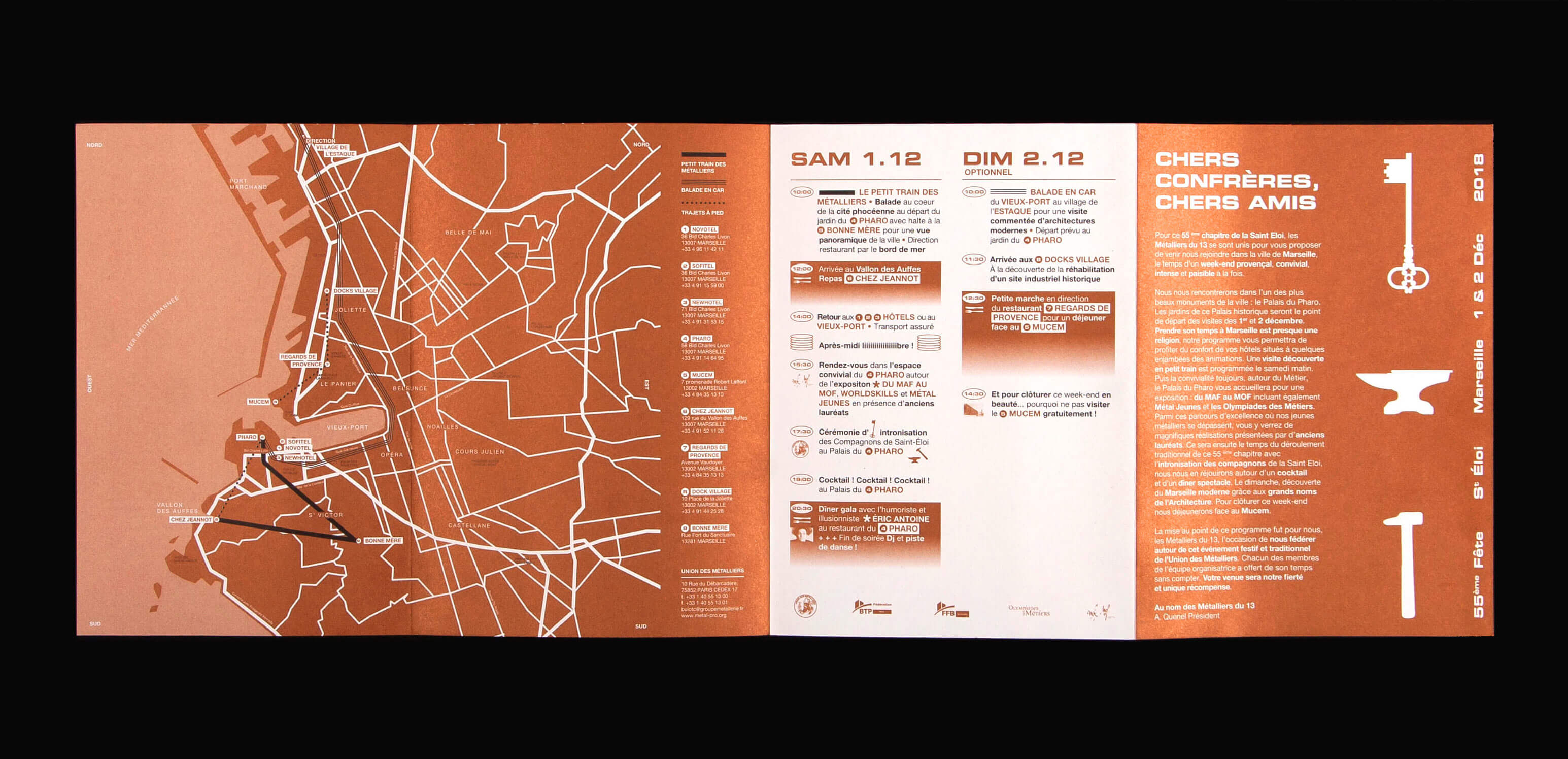 Invitation St Éloi, Union des métaliers, Paris et Marseille - © Eva Lambert & Jules Bouchier-Végis